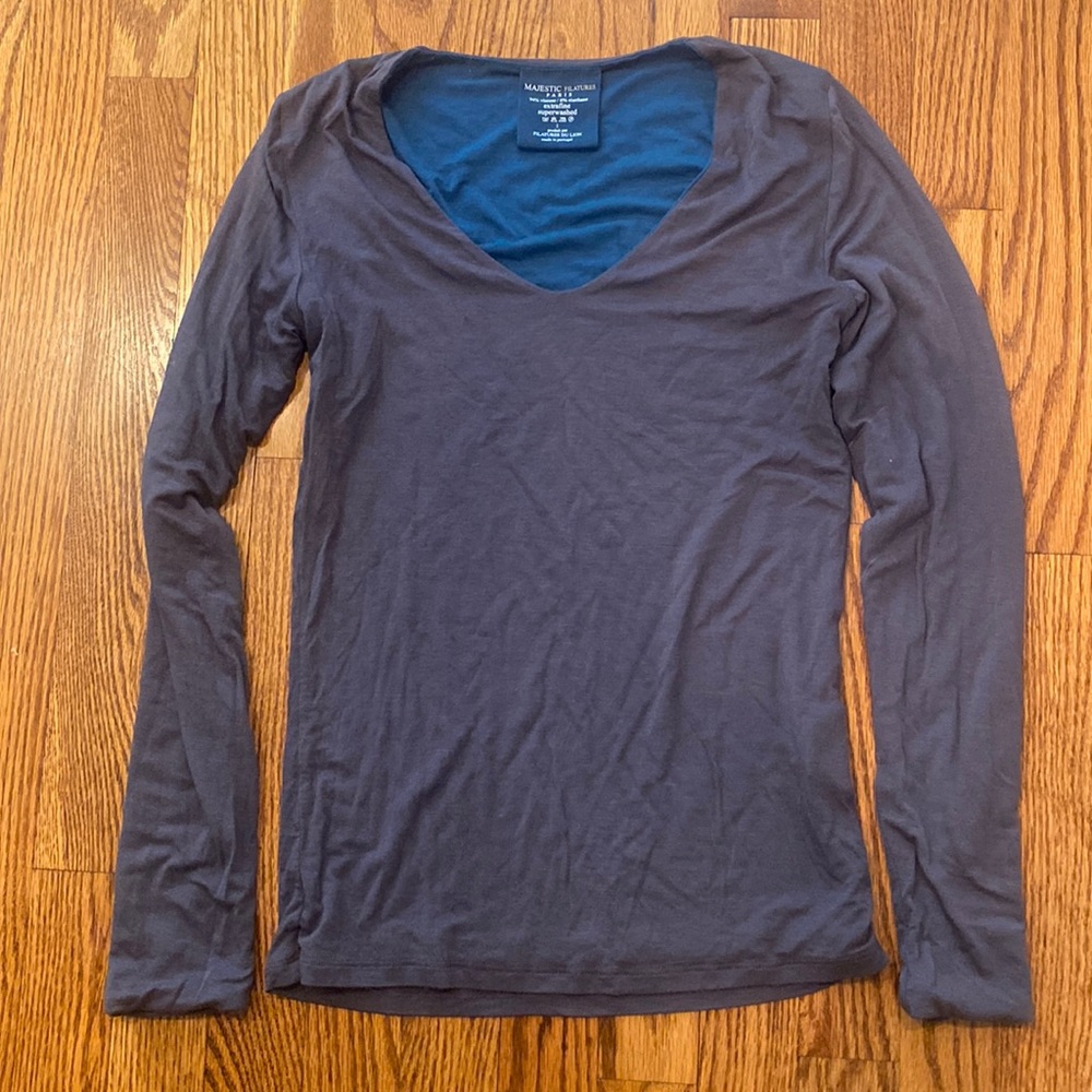 Majestic filatures Paris reversible long sleeve t shirt